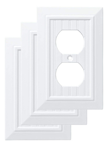 Placa Pared Clasica Simple Cubierta Para Interrupto( 3