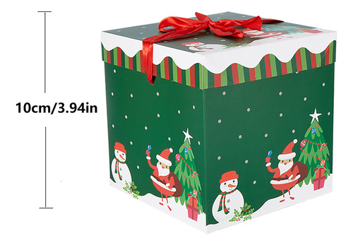 D Caja De Regalo De Decoración Navideña Caja De Regalo Caja