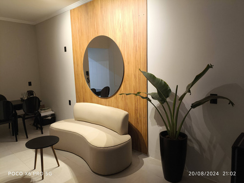 Sofá Curvo Sala De Estar Recepção Psicólogo 180 Cm Boucle Cor Branco Desenho Do Tecido Bucle Amarena Móveis