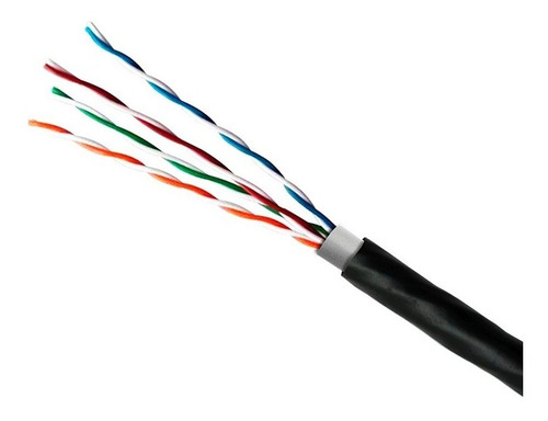 Bobina De Cable Utp Red Cat6e Exterior Blindado Doble Forro
