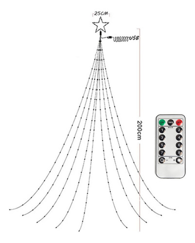 - Decoraciones Navideñas, Luces Led De Estrellas For