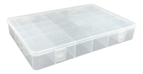 Caja Organizadora 24 Compartimientos C Bisagras De Plastico