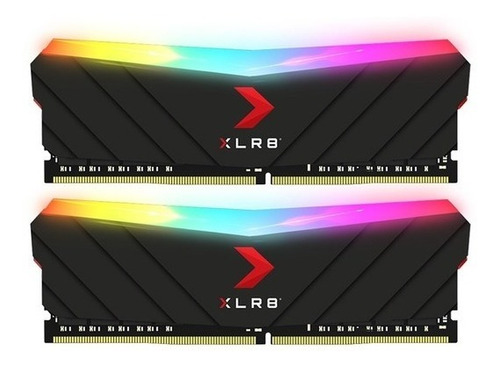 Imagen 2 de 5 de Memoria Gamer Pny Xlr8 8gb Ddr4 3600mhz Rgb Black Pc Gaming
