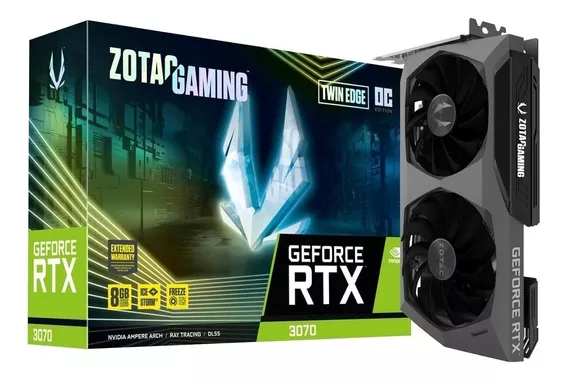 Placa De Video Nvidia Zotac Geforce Rtx 3070 Oc Edition 8gb