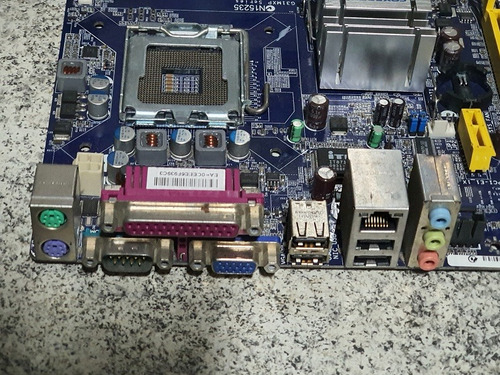 Placa Mae Foxconn G31mxp Lga775 Ddr2 - Com Defeito Azul (Usado)