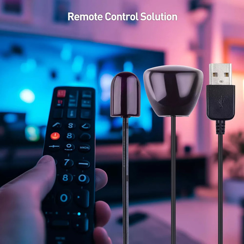 Extensor De Infrarrojos Con Repetidor De Control Remoto