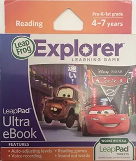 Leappad Ebook Cartrdge Coches De Disney Pixar Ultra 2