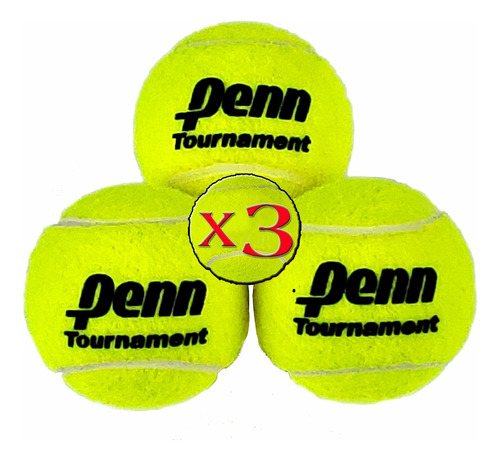 Pelotas Penn Tournament Sello Negro, Consulte X Cantidad!!