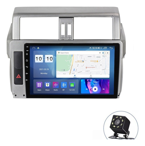 Estéreo 2+32g Para Toyota Prado 2013-2017 Cámara Gps Carplay