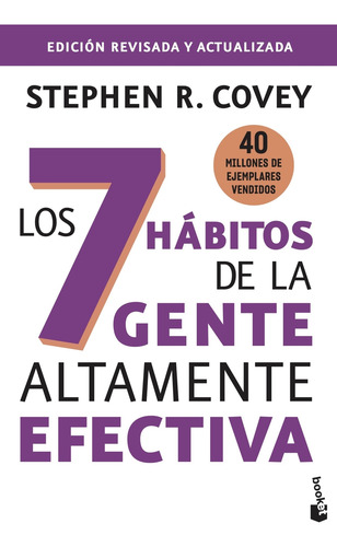 Libro Los 7 Hábitos De La Gente Altamente Efectiva De Covey,
