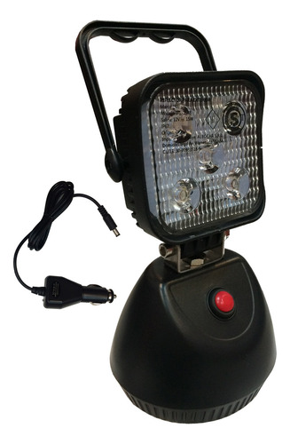 Faro Led Camping Portatil Cazador Recargable Magnética 12v