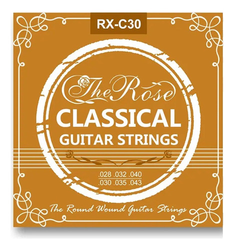 Cuerdas Para Guitarra Clásica Rx-c30