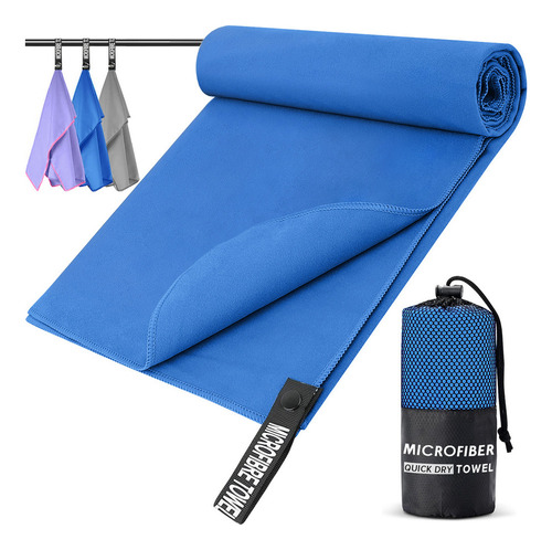A Toalla Microfibra Secado Rápido Natación Gym Playa