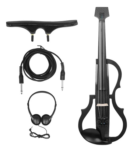 Violín Eléctrico Con Reposabrazos, Auriculares, Kits De