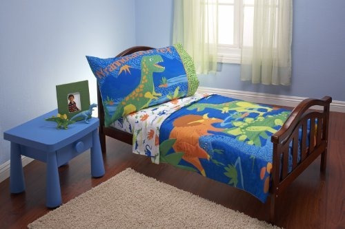 Set Cama Infantil 4 Piezas, Dinosaurios