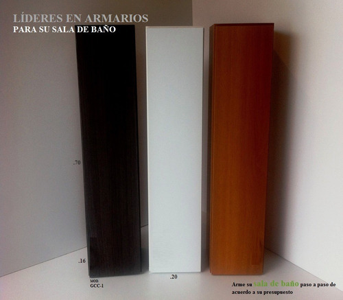 Mueble Modular Aéreo En Melamina Para Baños Mod. Gcc-1