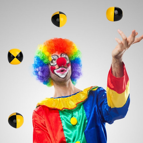 Juego De 3 Bolas De Malabares Con Diseño De Payaso Color A Mercado Libre