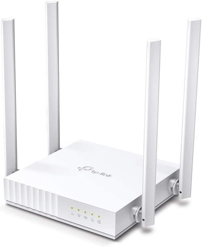 Imagen 1 de 2 de Tp-link Router Wifi Doble Banda 4 Antenas Ac750 Archer C24 Color Blanco