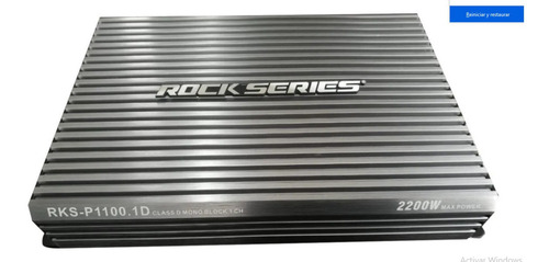 Imagen 1 de 9 de Amplificador Rockseries Rks-p1100.1 Clase D Blakhelmet E