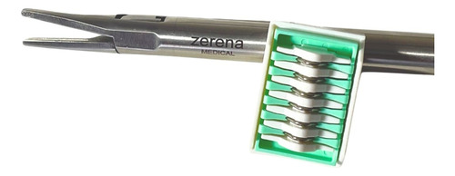 Aplicador Laparoscópico Para Clips De Titanio Weck 10x330mm Plata