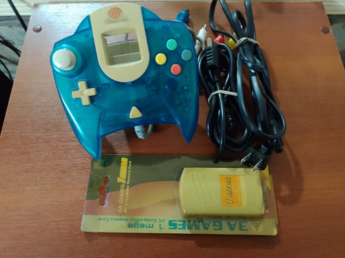 Sega Dreamcast Con Capcom Vs Snk Original Blanco (Usado)
