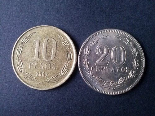 Argentina 20 Centavos Níquel 1921 Baja Circulación (c 7)