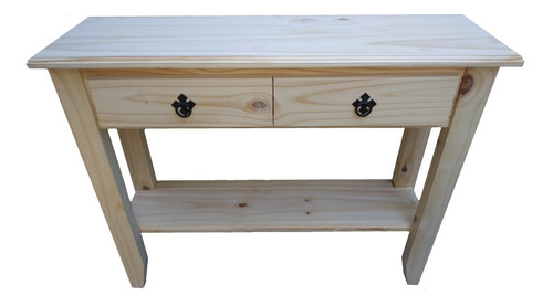 Mesa De Arrime Recibidor Auxiliar Dressoire Madera Maciza