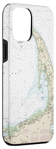 Funda Para iPhone 14 Pro Max Nautical Chart - Cape Cod Ba-02