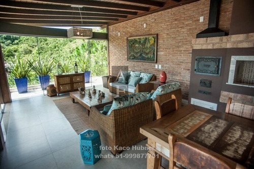 Imagem 15 de 30 de Casa Alto Padrão Para Venda Em Morro Da Silveira Garopaba-sc - Kv512