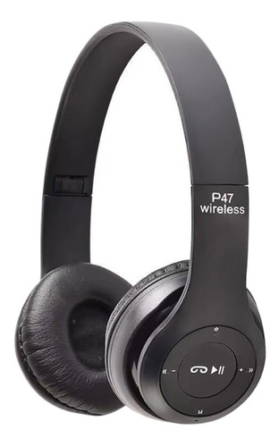 Auriculares inalámbricos MTI P47 P47 negro con luz LED