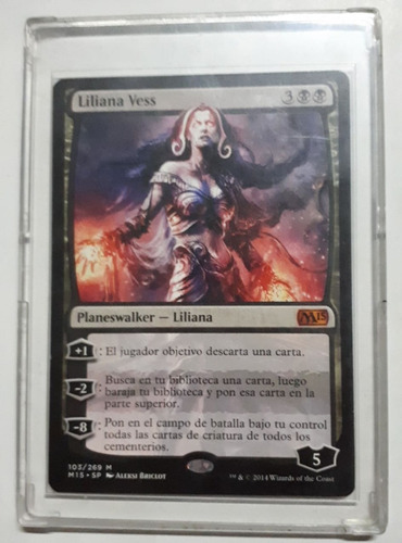 Magic Mtg Liliana Vess - Magic 2015 Core Set