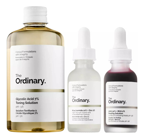 The Ordinary Ácido Glicólico + Niacinamida + Peeling