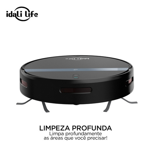 Robô aspirador Idali Life DF-ILRO066 preto