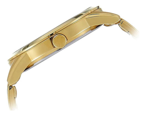 Reloj Citizen Clasico Bh500253e Hombre Dorado Negro Fecha Dorado Negro
