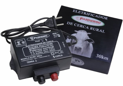 Eletrificador Cerca Rural 30km Bivolt Fazendeiro