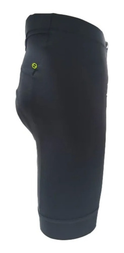 Imagem 2 de 10 de Bermuda Ciclismo Ert Elite Forro De Gel - Preto Liso