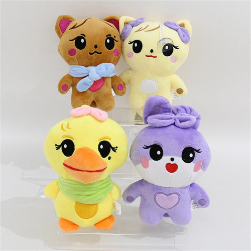 Envío Gratis 4 Conjuntos De Bonecas De Pelúcia Kpop