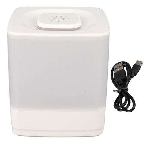 Carga Usb Led Táctil Nocturna De 3 Colores Con Atenuación Co