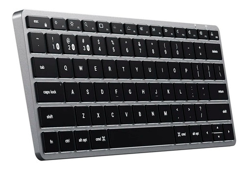 Imagen 2 de 2 de Teclado bluetooth Satechi Slim ST-BTSX1M QWERTY inglés US color gris