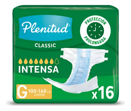 Pañales para adultos Plenitud Pañal Classic G x 16 u