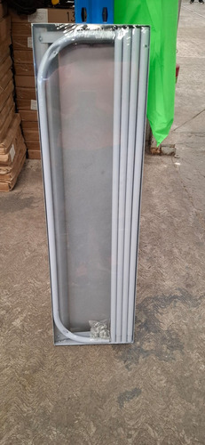 Banner Stand De Puerta Con 80 X 180cm Color Plateado