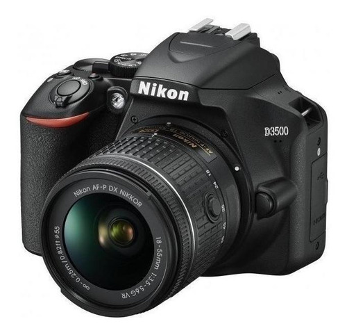 Imagen 2 de 3 de Nikon Kit D3500 + lente 18-55mm VR DSLR color negro