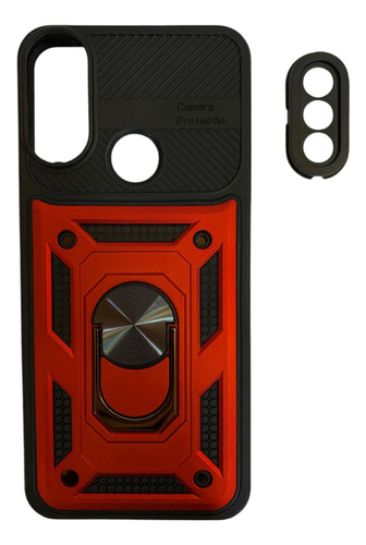 Funda Uso Rudo Con Anillo Para Motorola Moto E7i Power