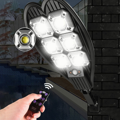2 Unidades De Luz Solar Led De 500 W, Lâmpada Solar Externa