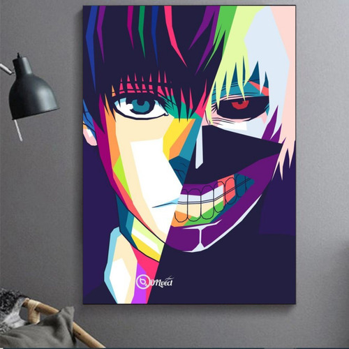 Cuadro Decorativo Arte Kaneki Moderno Minimalista 50x75cm