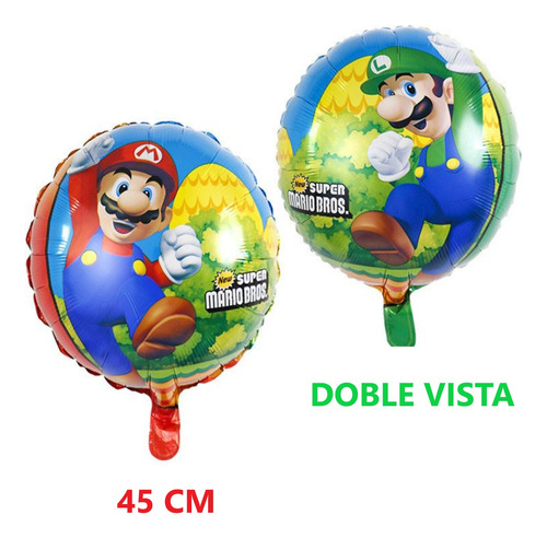 Globos Cumpleaños Decoracion Kit Fiesta Alusivo *mario Bros*