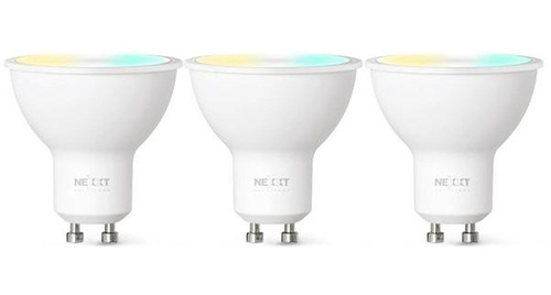 Ampolleta Led Inteligente Gu10 Blanco/cálido 3 Unidades