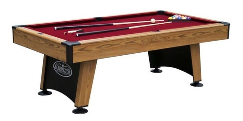Imagen 2 de 5 de Mesa De Billar Barrington +estante +tacos +bolas Y Triangulo