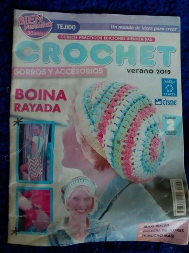 Revista Crochet Verano Gorros Y Accesorios Bienvenidas N° 2