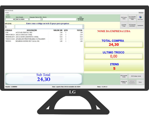 Sistema Nota Fiscal Pix, Pdv Nf-e Nfc-e Sat